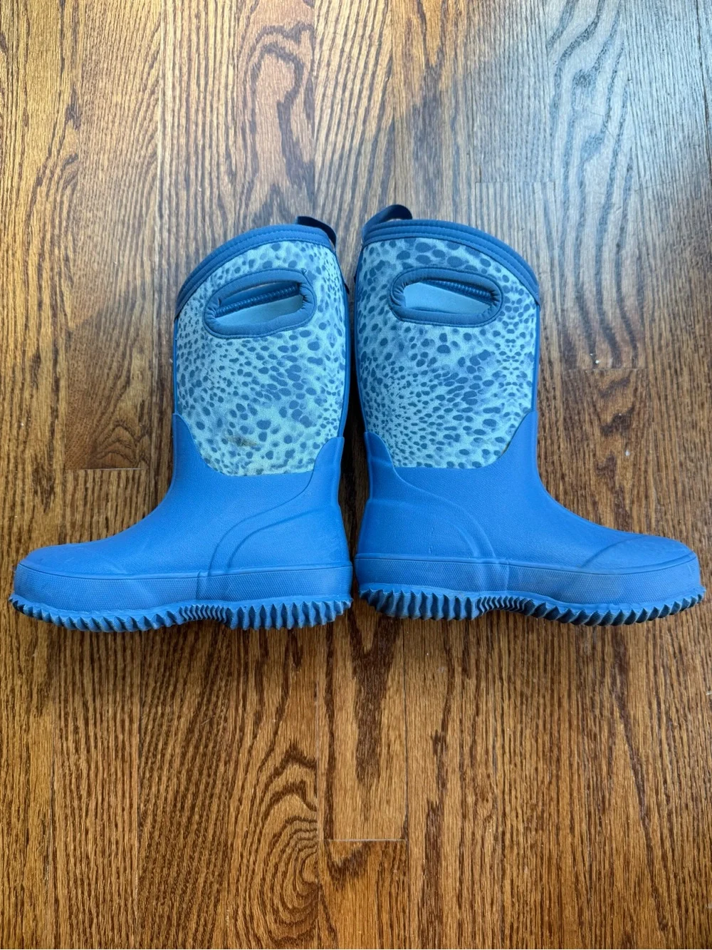 DSG Blue Leopard Snowbound Winter Boots Sz 11